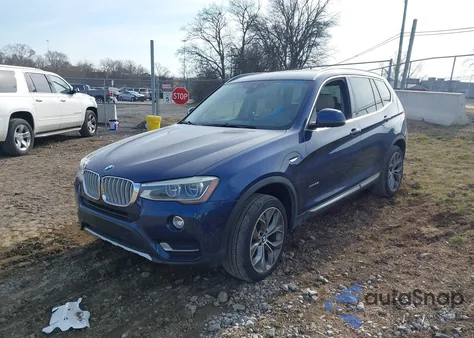 2015 BMW X3 xDrive35I from USA, damaged, VIN 5UXWX7C57F0K35816